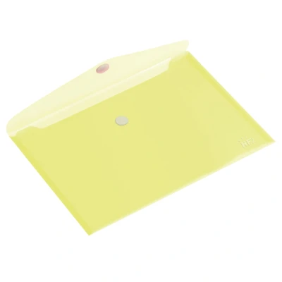 Afbeelding van 10x Enveloptas HF2 A5 liggend, transparant geel