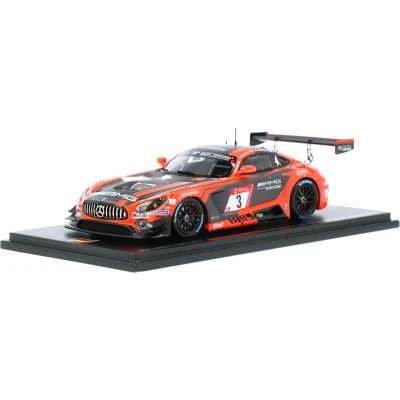 Afbeelding van Mercedes Benz AMG GT3 Spark Modelauto 1:43 2019 Maxi Buhk / Hubert Haupt Thomas Jäger Luca
