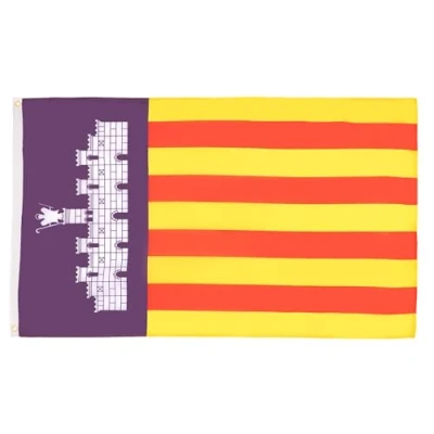 Afbeelding van AZ FLAG Vlag Mayorca, 90 x 60 cm Mallorca Spanje vlaggen