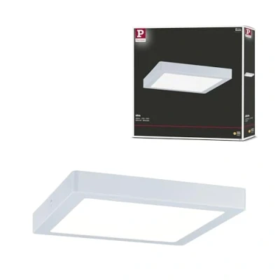 Afbeelding van Paulmann 70900 LED paneel Abia vierkant incl. 1x22 watt plafondlamp wit mat kunststof woonkamerlamp 2700 K