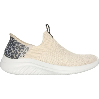 Afbeelding van Skechers Ultra FLEX Sneakers laag, Dames, Maat: 39, Beige Textiel