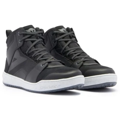 Afbeelding van Dainese Suburb D WP schoenen zwart/wit/iron Gate, maat zwart/wit/donkergrijs, zwart, wit, grijs, ijzer, 42 EU