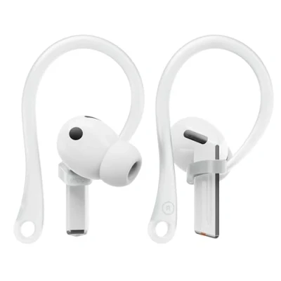 Afbeelding van elago Ear Hooks compatibel met Samsung Galaxy Buds 3 &amp; Pro Oordopjes Accessoires, Antislip, Ergonomisch Ontwerp, Comfortabele Pasvorm (Nachtblauw)
