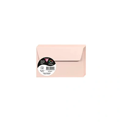 Afbeelding van Clairefontaine 5341C Set van 20 zelfklevende enveloppen formaat 9 x 14 cm 120 g/m² Kleur opaline Uitnodiging voor Evenementen en Correspondentie Stuifmeelassortiment Premium glad papier