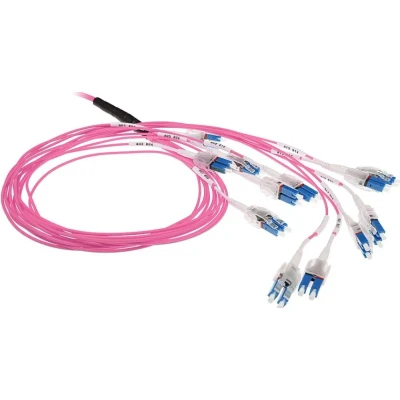 Afbeelding van ACT DC5501 Multimode 50/125 OM4 Prefab Glasvezelkabel 24F LC Polarity Twist 5 meter