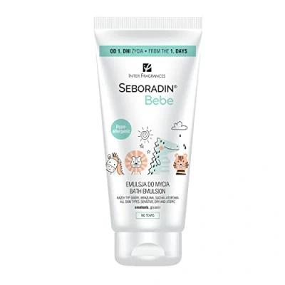 Afbeelding van Seboradin Bebe Intensief Vochtinbrengende Wasvloeistof voor Zuigelingen, Kinderen en Mensen met een Gevoelige, Atopische Huid, Reiniging, Babyverzorging, Vanaf de Eerste Dag van Het Leven, 200 ml