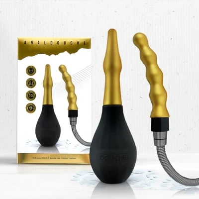 Afbeelding van 2 IN 1 Klysma Bolpompset Enema Douche 300ML Antirefluxdouche en Filter, Anale voor Darmreiniging, Kan Worden Aangesloten op een Doucheslang Right