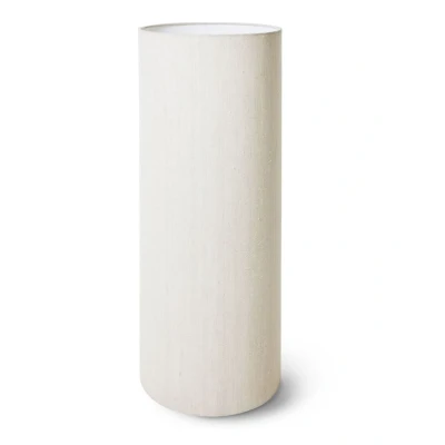 Afbeelding van HKliving Cylinder Floral XL lampenkap Gebroken wit