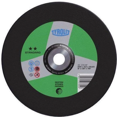 Afbeelding van Tyrolit slijpschijf 230x3.0 vlak steen (25st.)