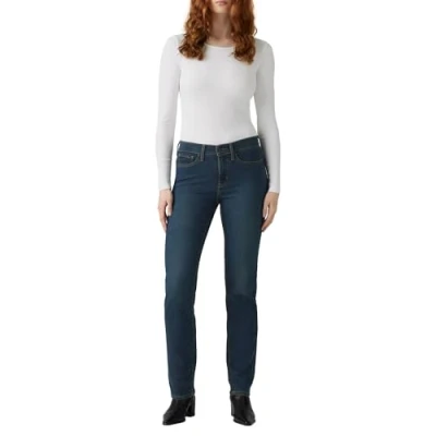 Afbeelding van Levi&#039;s dames Jeans 314 Shaping Straight, Eternal Indigo Drk T, 30W / 32L