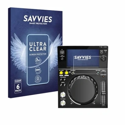 Afbeelding van Savvies Screenprotector voor Pioneer XDJ 700 Folie Beschermfolie transparant (6 Stuks)