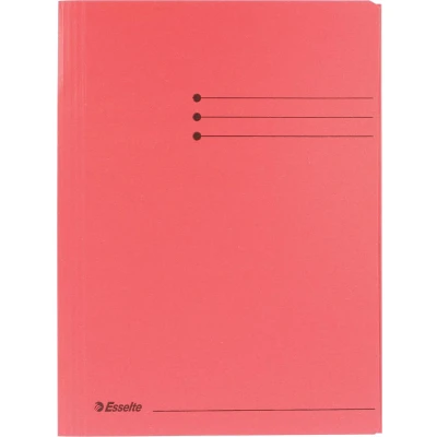 Afbeelding van 50x Esselte dossiermap rood, ft A4