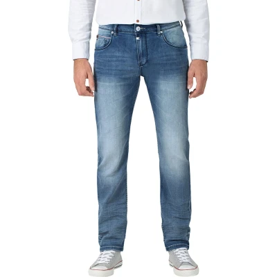Afbeelding van TIMEZONE Heren Jeans Broeken ScottTZ slim Fit Blauw 31W / 32L Volwassenen