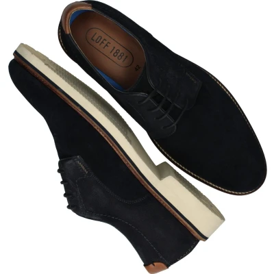 Afbeelding van LOFF 1881 Veterschoenen Heren Blauw