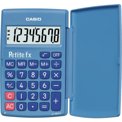 Afbeelding van Rekenmachine Casio basisschool blauw