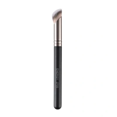 Afbeelding van ENERGY Medium schuine concealer borstel voor onder de ogen, contourborstel, make upborstel jaren 270 (cadeau haar, cadeau vrouw)