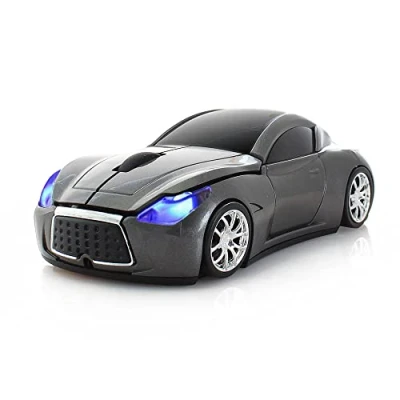 Afbeelding van ECOiNVA Draadloze sport auto muis desktop laptop 2,4 GHz kantoor optische (grijs)
