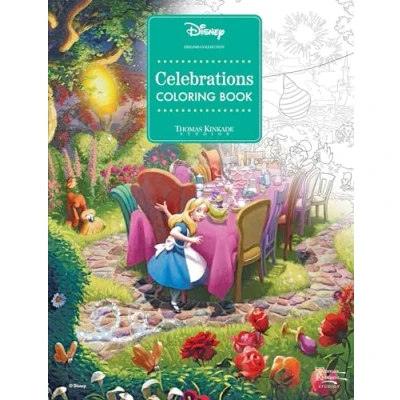 Afbeelding van Disney Dreams Collection Thomas Kinkade Studios Celebrations Coloring Book