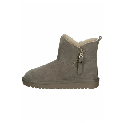Afbeelding van ara Snowboots, Dames, Maat: 39, Taupe Veloursleer