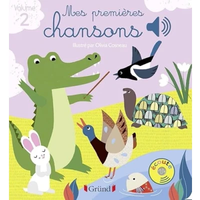 Afbeelding van Mes premières chansons volume 2 Livre sonore avec 6 puces Dès 1 an