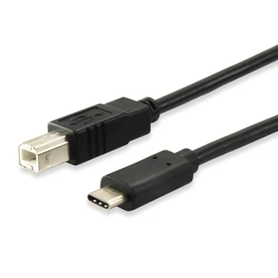 Afbeelding van Equip 12888207 1m USB C Zwart kabel
