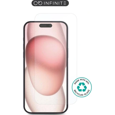 Afbeelding van eSTUFF INFINITE Apple iPhone 16 (1 Stuk, 16), Smartphone beschermfolie, Transparant