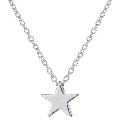 Afbeelding van Miresa Ketting Met Ster Hanger Zilverkleurig Minimalistisch 45 + 5 CM