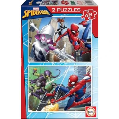 Afbeelding van Puzzel Spiderman Educa (2 x 48 pcs)