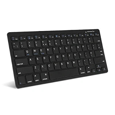 Afbeelding van Combrite Ultra Slim Bluetooth toetsenbord compatibel met iPad 10.2&quot;/iPad Air/iPad 9.7&quot;/iPad Pro/iPad Mini, iPhone en andere apparaten inclusief iOS, Android, Windows, Zwart