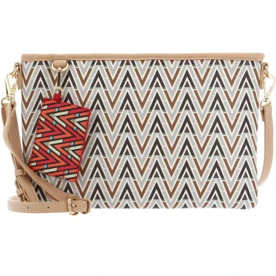 Afbeelding van VALENTINO Schoudertas Tonic Pochette Beige / Multicolor Veelkleurig