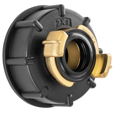 Afbeelding van Poppstar IBC Verbinding S60 x 6mm voor Tank met Klauwkoppeling (Geka systeem koppeling 1 inch schroefdraad)