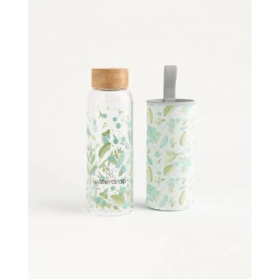 Afbeelding van Waterdrop Glazen drinkfles edition clean 600ml 1 stuks