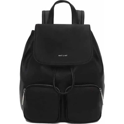 Afbeelding van Matt &amp; Nat Tatum Black Shiny Backpack