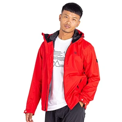 Afbeelding van De Dare2B Stay Ready wandeljas heren waterdicht ademend Rood