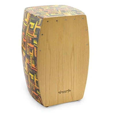 Afbeelding van World Rhythm CAJ3 Cajon met natuurlijk hout afwerking speeloppervlak