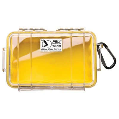 Afbeelding van Peli™ Case 1050 Microcase geel transparant