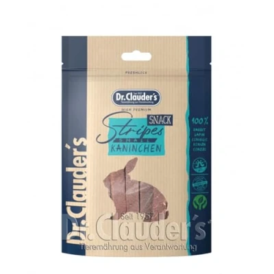 Afbeelding van Dr.Clauder&#039;s Filetstrips Hondensnacks Konijn 80 g
