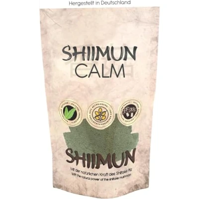 Afbeelding van Bellfor Shiimun Calm 50 g Aanvullend diervoeder voor honden en katten, natuurlijke ondersteuning bij stress, angst nervositeit, met Shiitake