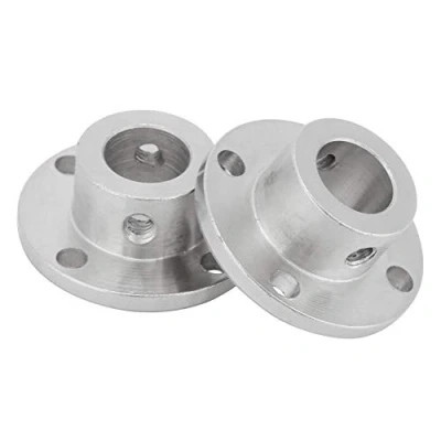 Afbeelding van 2 stuks M4 stijve flens koppeling motor as connector elektroplaat geleider lager fitting ID 12 mm OD 18