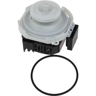 Afbeelding van Whirlpool Indesit 482000023311 circulatiemotor vaatwasser C00291855 circulatiepomp compl. blac 220/240V+dichting