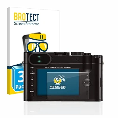Afbeelding van BROTECT Glas Screen Protector voor Leica Q (Typ 116) (3 Stuks) Schermbeschermer [9H Hardheid, Beschermglas Folie niet Gehard Glas]