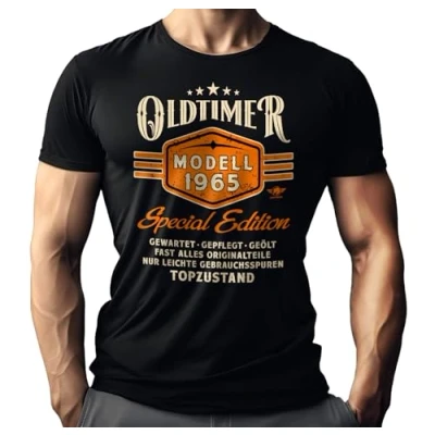 Afbeelding van T shirt als cadeau voor mannen de 60e verjaardag oldtimer model 1963 in topconditie, Edition 1993, 3XL