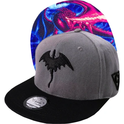 Afbeelding van Capiche Snapback Baseballone SIZE Pet, Heren, Maat: One Size, Dark grey/black/red