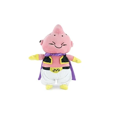 Afbeelding van Play by Hoofdrolspelers Knuffels, Goku, Piccolo, Vegeta, Beerus, Majin Buu Super zachte kwaliteit (23 27cm, Buu)