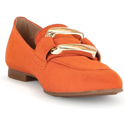 Afbeelding van Gabor 215 Loafers Instappers Dames Oranje Maat 40