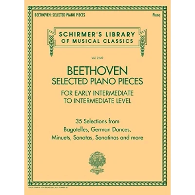 Afbeelding van Beethoven Selected Piano Pieces for Early Intermediate to Level Players Schirmer Library