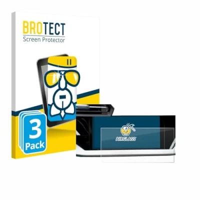 Afbeelding van BROTECT Screenprotector voor Audi A3 allstreet TFSI e Facelift MMI 2024 Folie Beschermfolie Beschermglas transparant (3 Stuks)