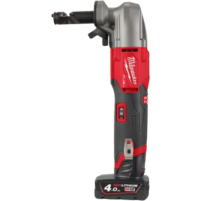 Afbeelding van Milwaukee M12 FNB16 402X FUEL knabbelschaar 1,6 mm set (2x 4,0Ah accu) in HD Box