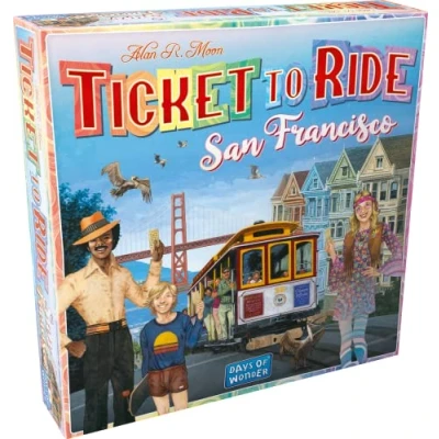 Afbeelding van Asmodee Ticket To Ride San Francisco, bordspel, 2 4 spelers, 8+ jaar, Italiaanse editie