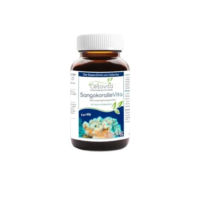 Afbeelding van CELLAVITA Sangokoral Vita De Basendrink (Sango) Sango koraalpoeder 1 maand voorraad 120 g calcium &amp; waardevolle mineralen koraalcalcium